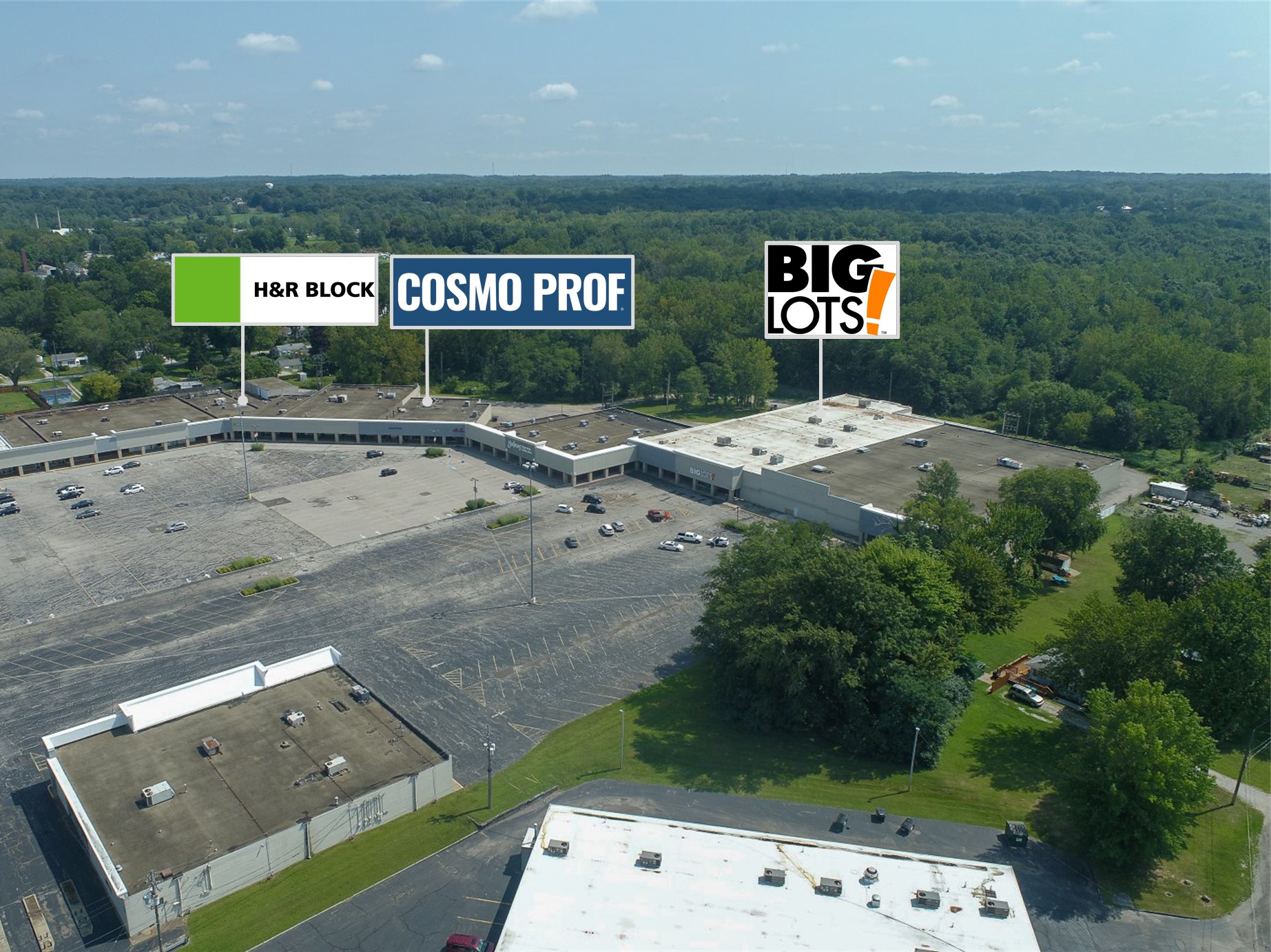 Saybrook Plaza Big Lots & Giant Eagle Anchored (Cleveland MSA