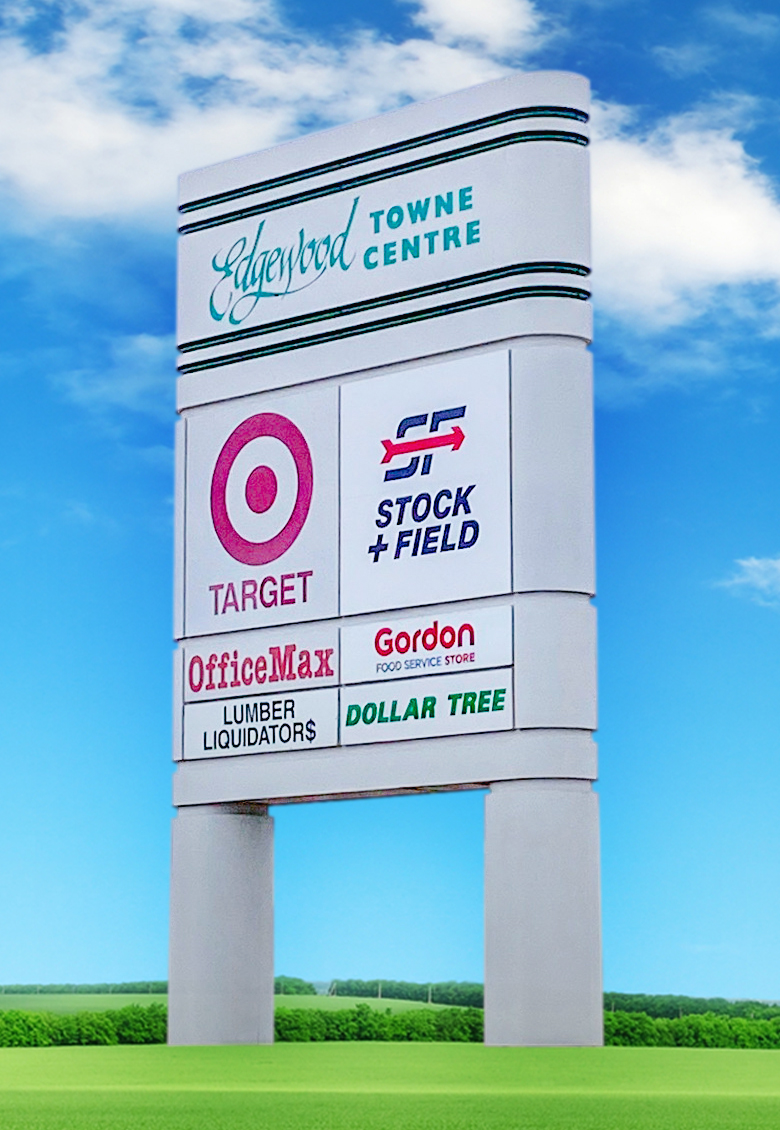 Edgewood Towne Center Target & Menards Shadowed Lansing, MI