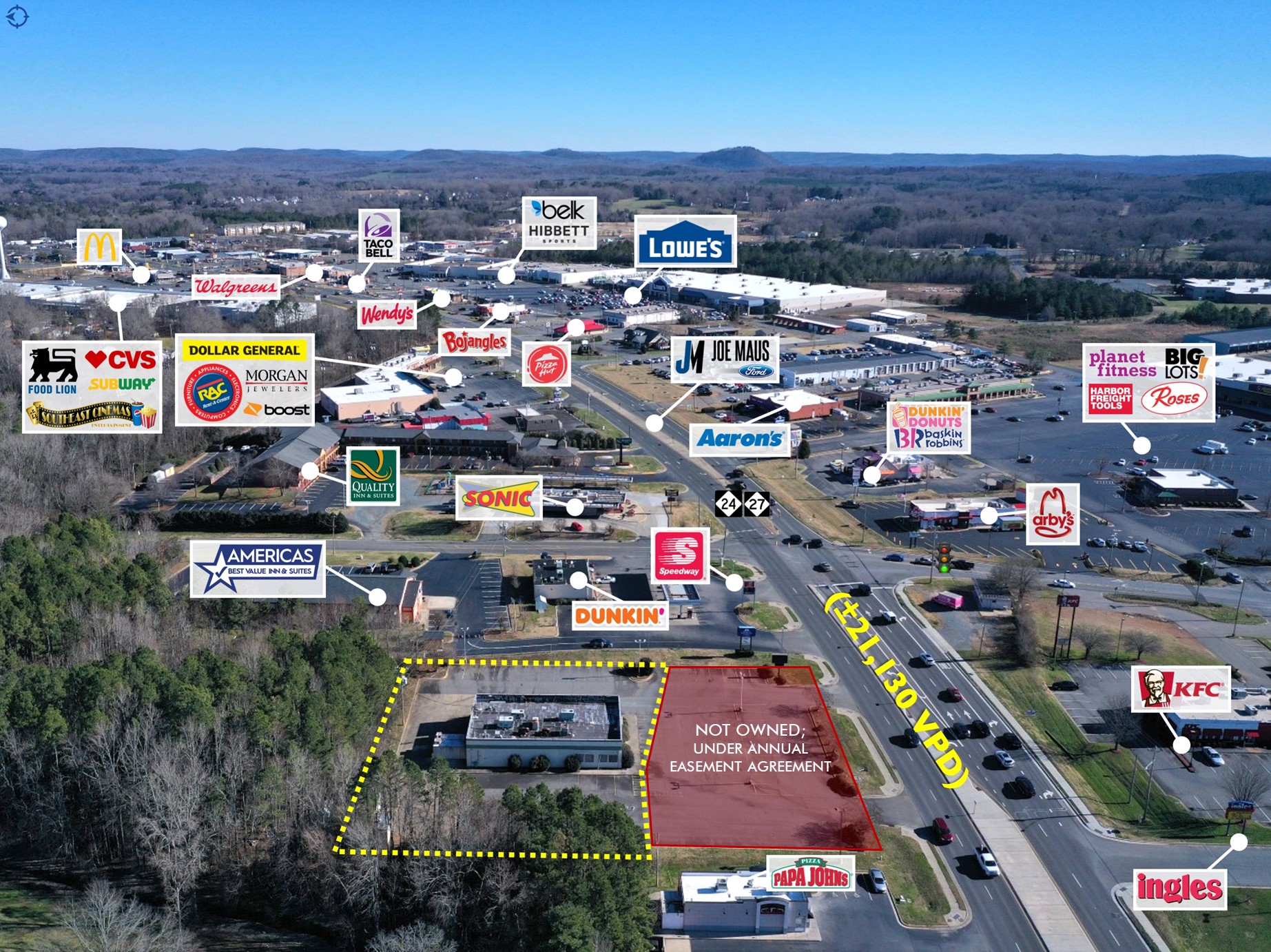 Former Denny's 21K VPD Albemarle, NC Marketplace