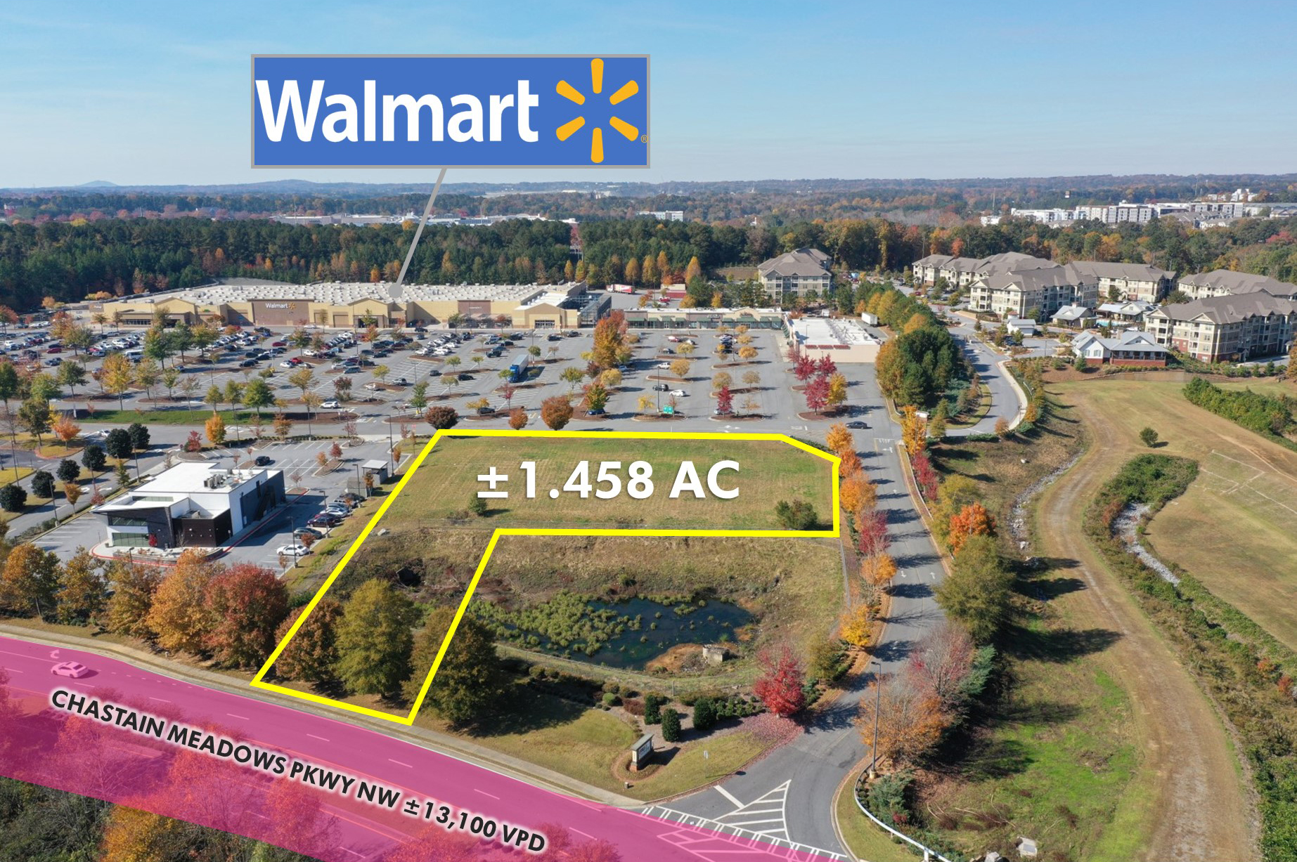 Walmart Adjacent Land Atlanta MSA 1.45 AC Marketplace