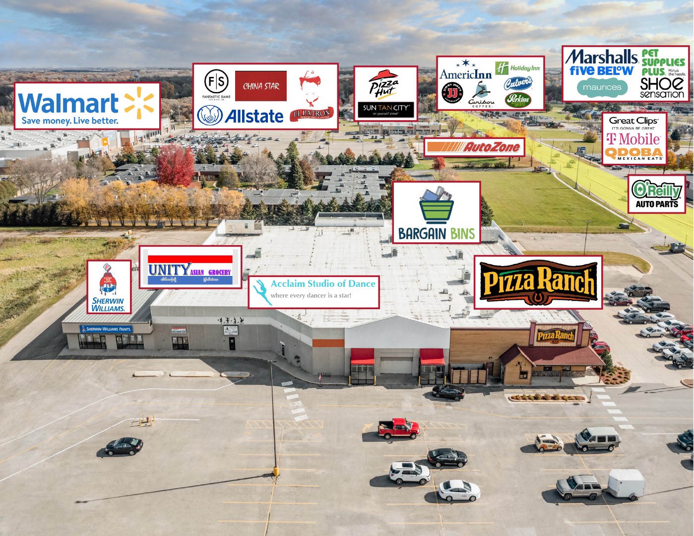 62 Occupied ValueAdd Retail Minneapolis MSA Marketplace