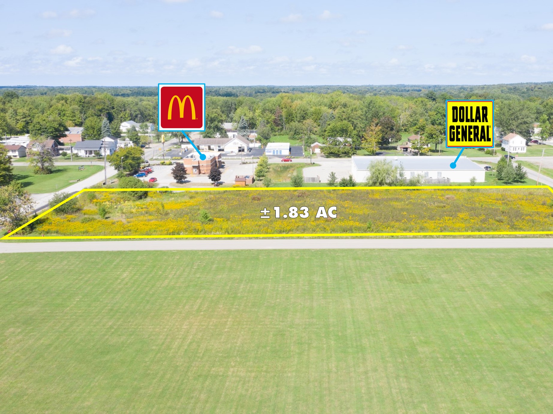 McDonald’s, Dollar General Adjacent Land Albion, PA Marketplace