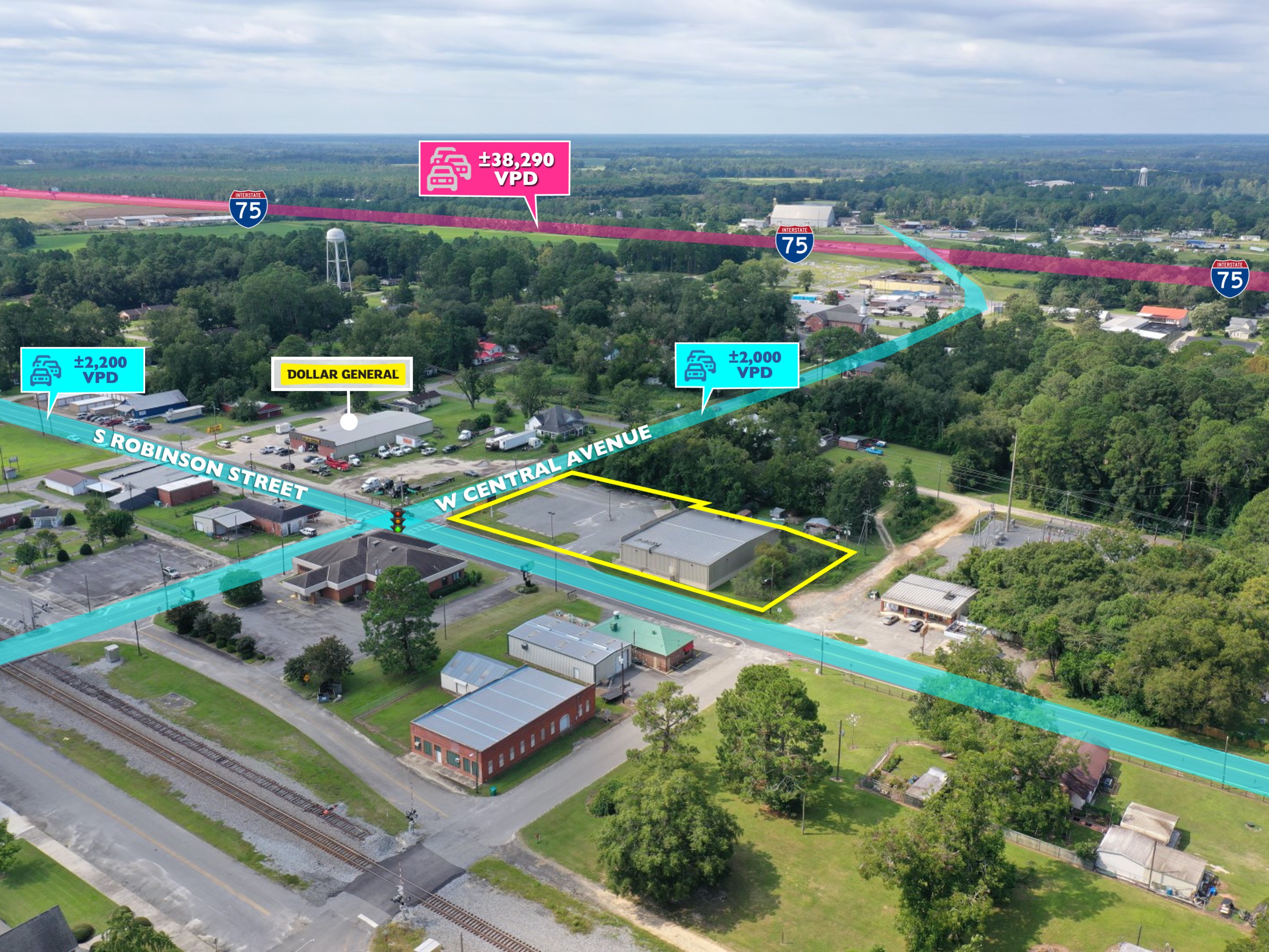 Former Family Dollar Built 2012 Lenox, GA Marketplace